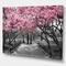 Designart - Cherry Blossoms - Landscapes Floral Photographic on wrapped Canvas